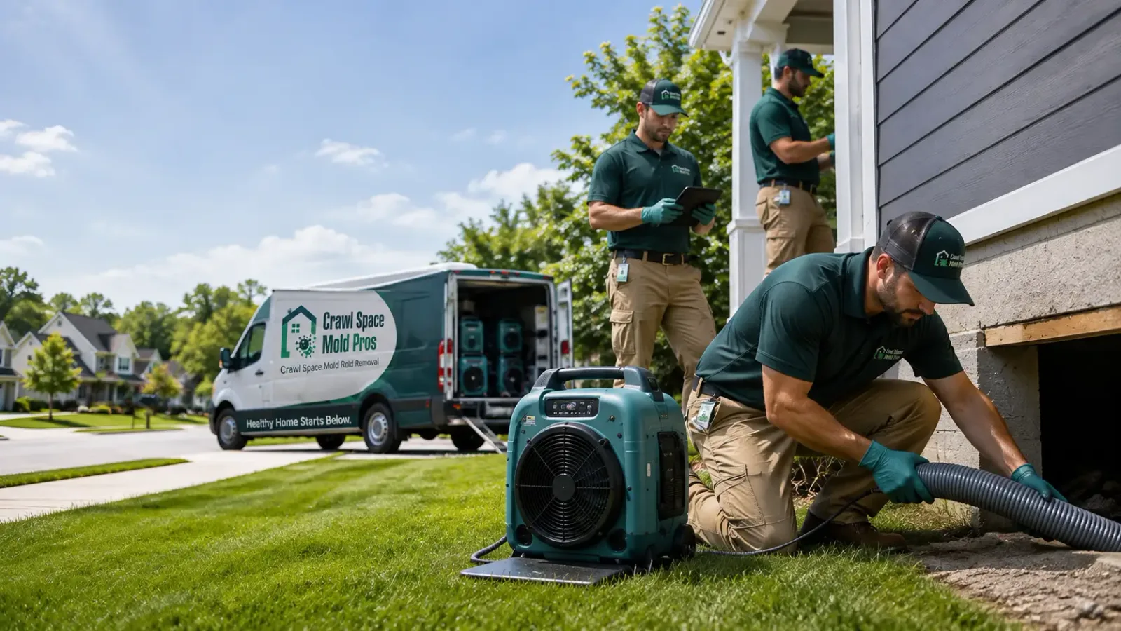 Crawl Space Mold Removal in Rockford, MI